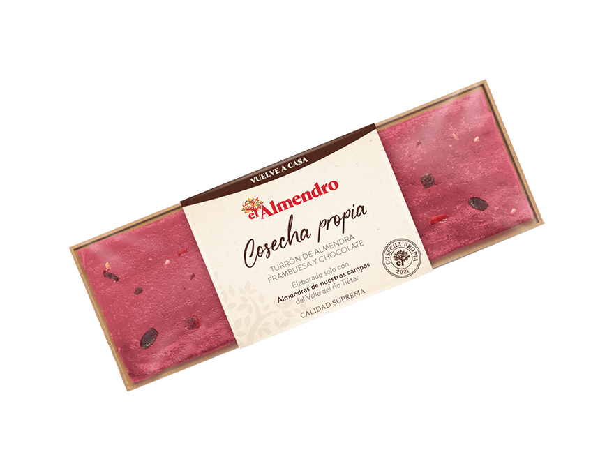 El Almendro - Turrón Almendra Frambuesa y Chocolate
