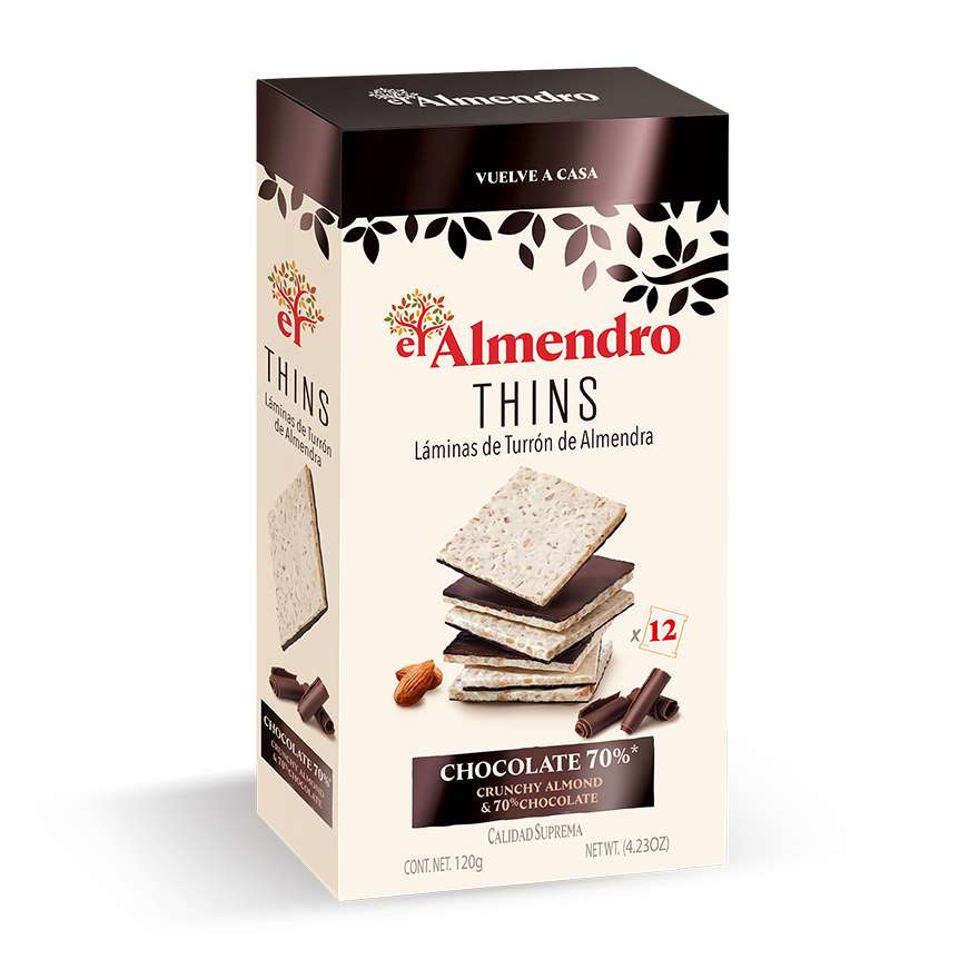 El Almendro - Thins chocolate 70%