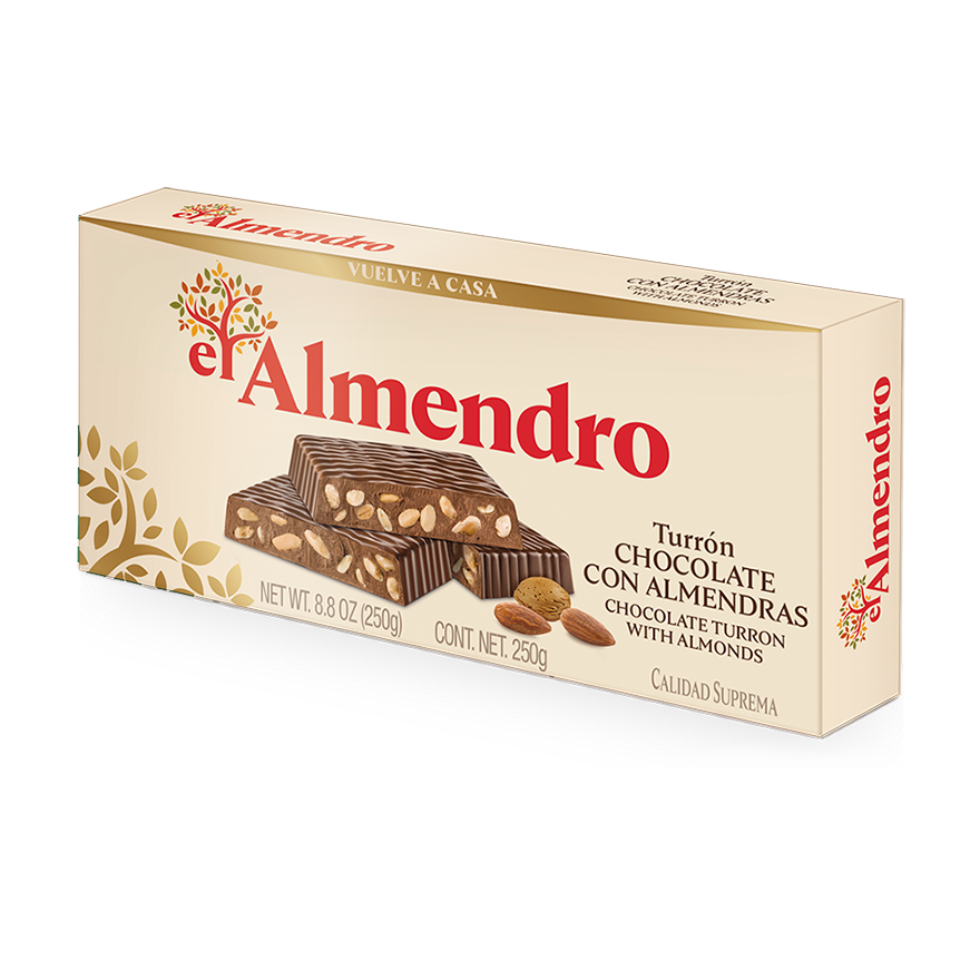 El Almendro - Turrón chocolate con almendras