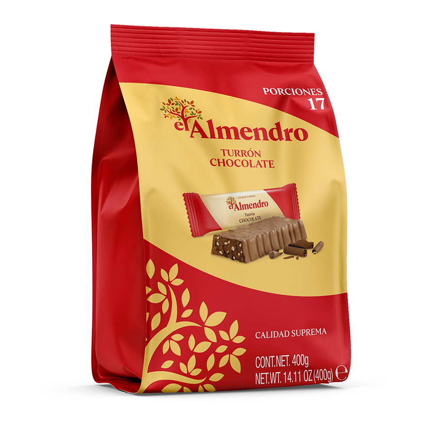 El Almendro - Porciones turrón chocolate