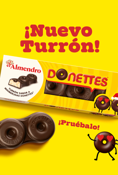 turrón de chocolate nuevo donettes