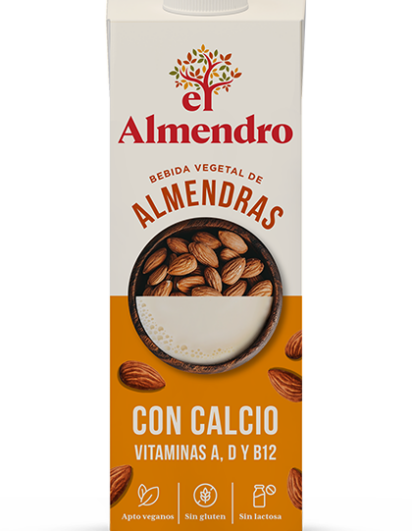 bebida de almendra con calcio