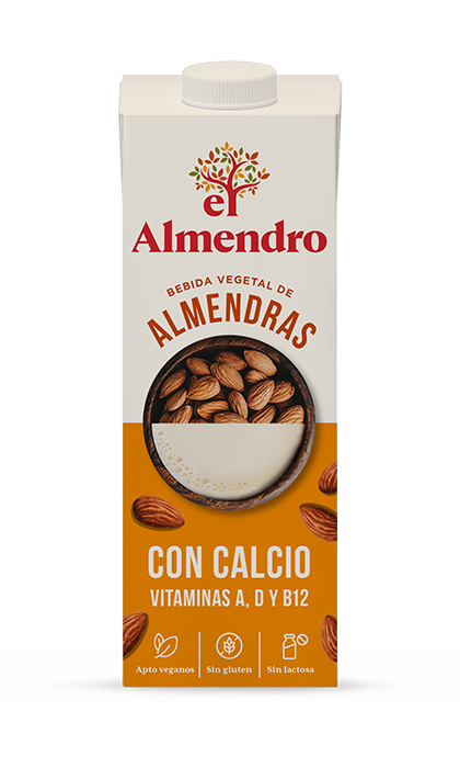 bebida de almendra con calcio