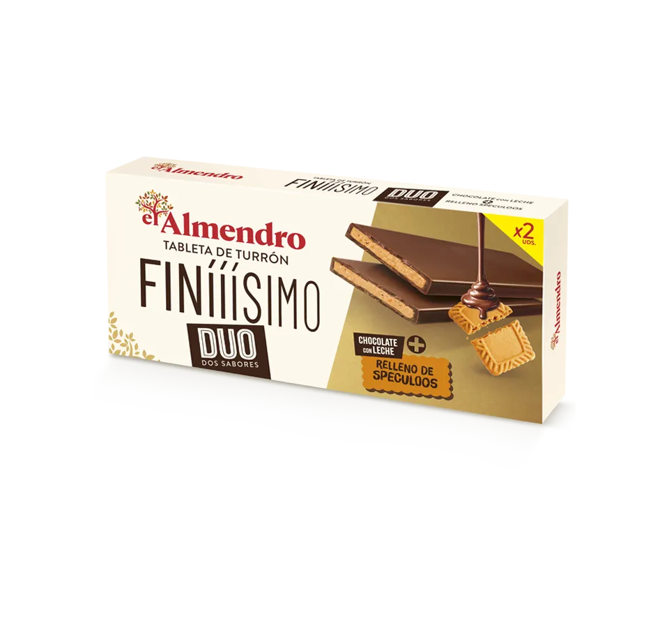 Finiiiisimo DUO chocolate milk y speculoos cookie