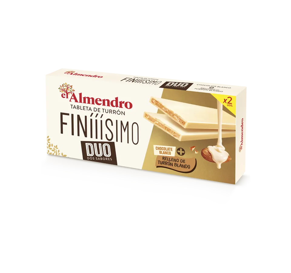 Finiiisimo DUO white chocolate and soft turron